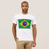 ブラジルの旗 Tシャツ (正面フル)