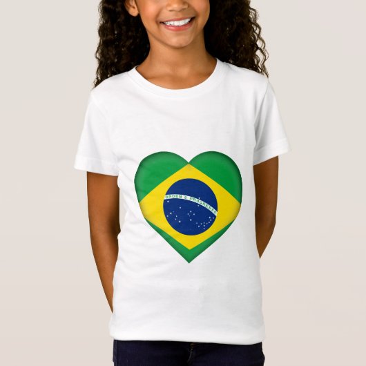 ブラジルの旗 Tシャツ (正面)