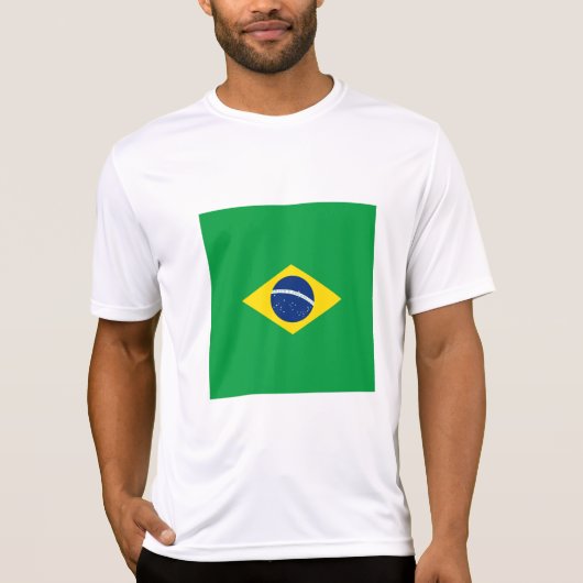 ブラジルの旗 Tシャツ (正面)