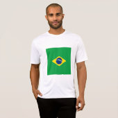 ブラジルの旗 Tシャツ (正面フル)