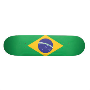 ブラジルの明白な旗 スケートボード