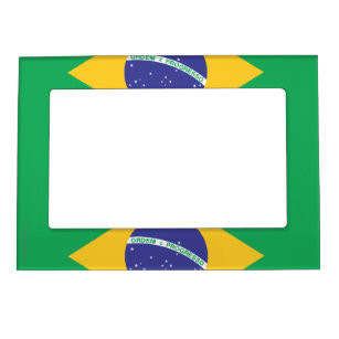 ブラジルの明白な旗 マグネットフレーム