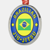 ブラジルの柔術 メタルオーナメント (左)