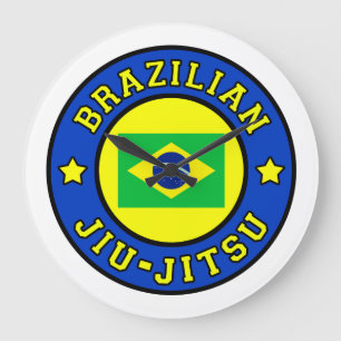 ブラジルの柔術 ラージ壁時計