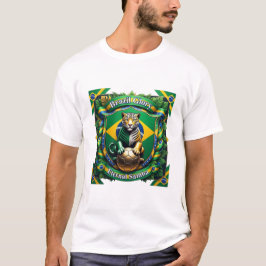 ブラジルの永遠のジャガー昇天、ブラジルギフト Tシャツ