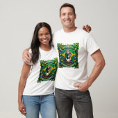 ブラジルの永遠のジャガー昇天、ブラジルギフト Tシャツ (ユニセックス)