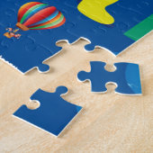 ブラジルの漫画の地図 ジグソーパズル (側面)