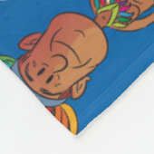 ブラジルの漫画の地図 フリースブランケット (角)