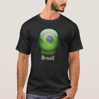 ブラジルの球体の暗闇のTシャツ Tシャツ