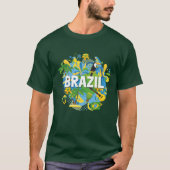 ブラジルの男性Tシャツ Tシャツ (正面)