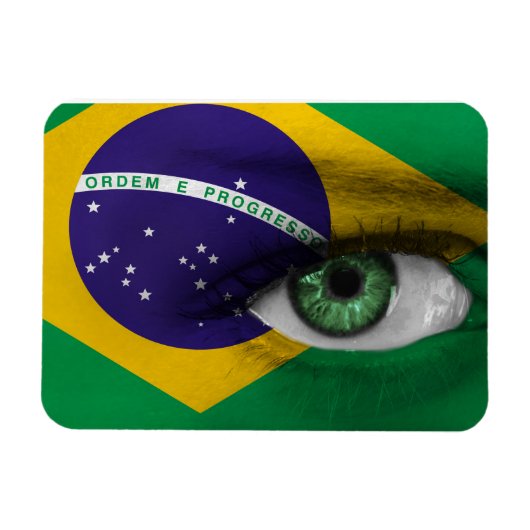 ブラジルの目 マグネット (横)