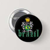 ブラジルの盾ボタン 缶バッジ (正面&裏面)