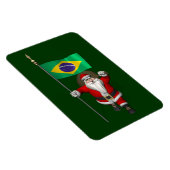 ブラジルの看板のあるサンタクロース マグネット (右側)
