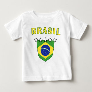 ブラジルの紋章のワイシャツ ベビーTシャツ