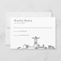 ブラジルの結婚式 | スタイリッシュなスカイライン 出席確認