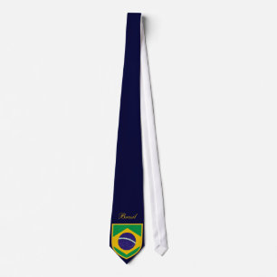 ブラジルの美しい旗 ネクタイ