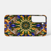 ブラジルの色とサムスンギャラクシーS22ケース SAMSUNG GALAXYケース (裏面横)