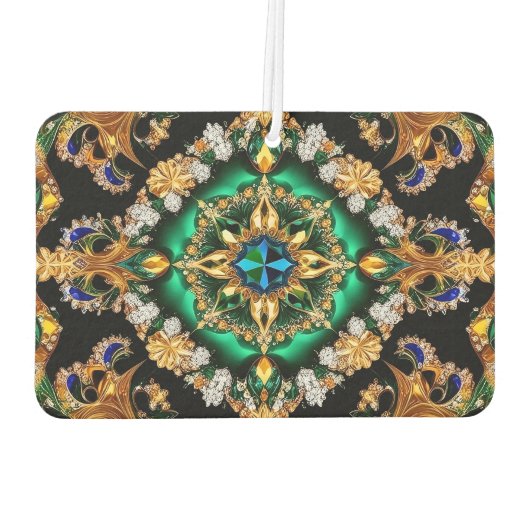 ブラジルの色と車の空気フレッシュデザイン カーエアーフレッシュナー (裏面)