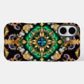 ブラジルの色をモチーフにしたApple iPhone 16 Case-Mate iPhoneケース (裏面 (横))