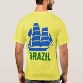 ブラジルの色 - 船 Tシャツ (裏面)