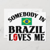ブラジルの誰かが私を愛している ポストカード (正面/裏面)