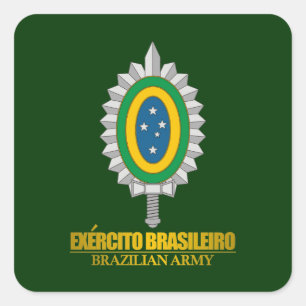 ブラジルの軍隊の紋章 スクエアシール