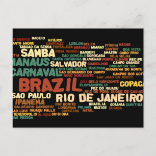 ブラジルの郵便はがき ポストカード