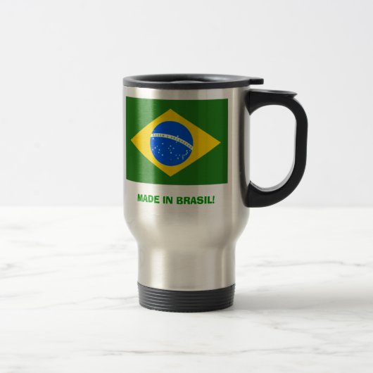 ブラジルの鋼鉄タンブラーで作られる! トラベルマグ (右)