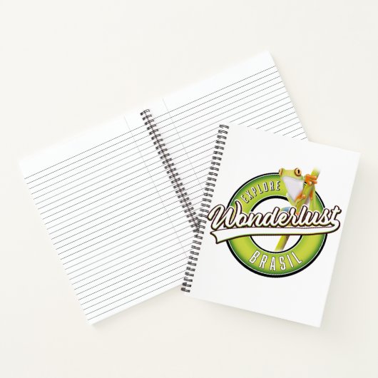 ブラジルの驚異を探求する ノートブック (内部)