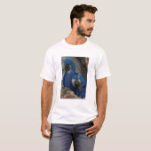 ブラジルの2羽のハシグロインコ Tシャツ (正面フル)