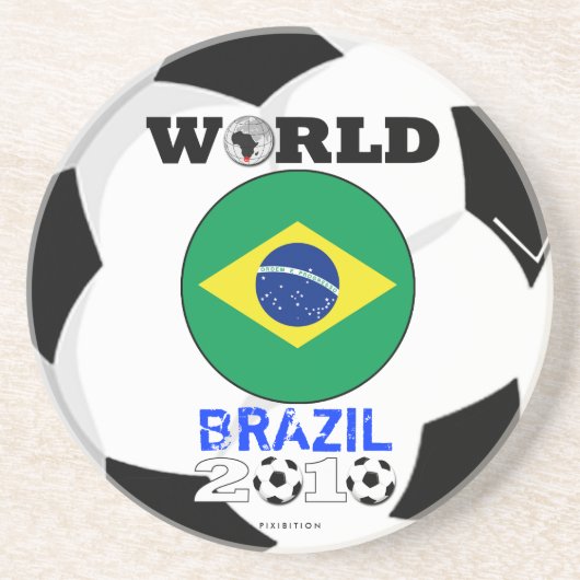 ブラジルの2010年のワールドカップのコースター コースター (正面)