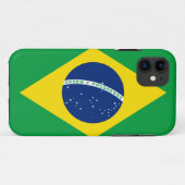 ブラジルのiPhone 5の場合の旗 Case-Mate iPhoneケース (裏面(横))