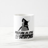 ブラジルのjiuのjitsuは私の超出力です コーヒーマグカップ (中央)
