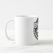 ブラジルのJiu Jituカスタマイズ可能なエンブレム コーヒーマグカップ (左)