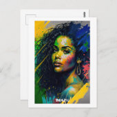 ブラジルはがき – ワールドオブウィメンズコレクション ポストカード (正面/裏面)