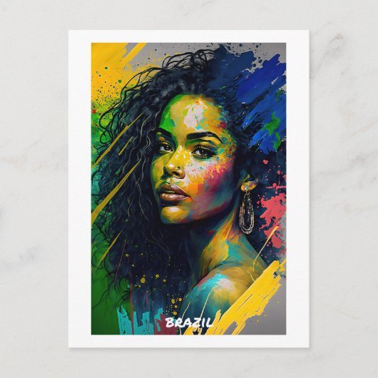 ブラジルはがき – ワールドオブウィメンズコレクション ポストカード (正面)