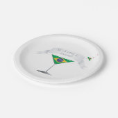 ブラジルへようこそ ペーパープレート (アングル)