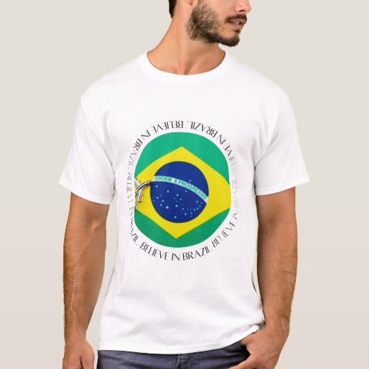 ブラジルを信じてTシャirt Tシャツ (正面)