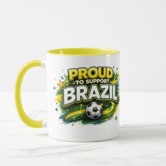 ブラジルを応援するマグカップ | ブラジル代表 マグカップ (左)