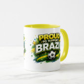 ブラジルを応援するマグカップ | ブラジル代表 マグカップ (正面右)