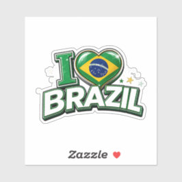 ブラジルを愛するサッカーファン | ブラジル人 シール