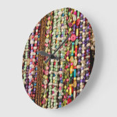 ブラジルアマゾンマナウス典型的なブラジル人 ラージ壁時計 (傾斜)