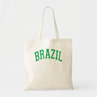 ブラジルアーチグリーン文字Tシャツ トートバッグ