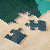 ブラジルイラストレーショントラベルアートヴィンテージ ジグソーパズル (側面)