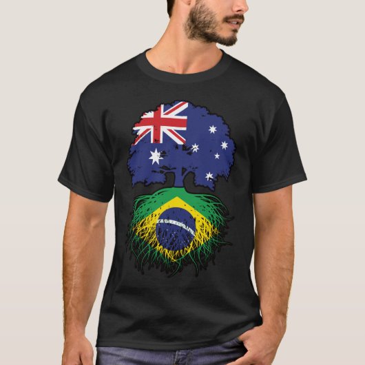 ブラジルオーストラリアツリールーツ Tシャツ (正面)