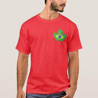ブラジルカナダの小さいロゴ Tシャツ