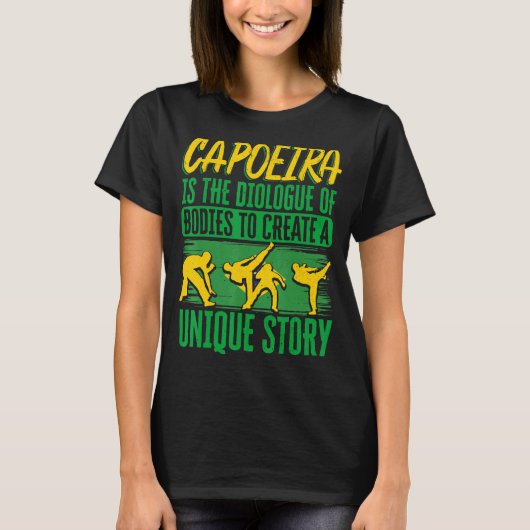 ブラジルカポエイラダンス武術カポエイラズ Tシャツ (正面)