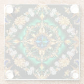 ブラジルカラーのガラスコースター ガラスコースター (裏面)