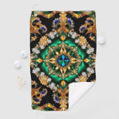 ブラジルカラーのゴルフタオル ゴルフタオル (インサイチュ)