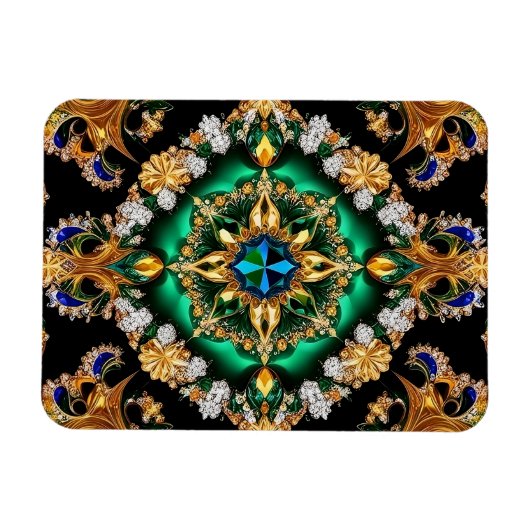 ブラジルカラーのフレキシブルなフォトマグネット マグネット (横)